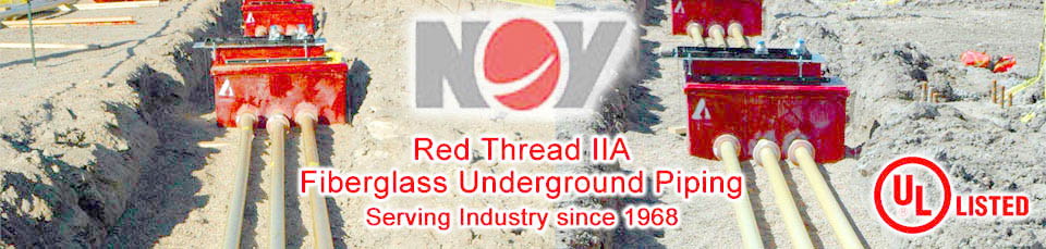 NOV Red Thread fiberglass piping